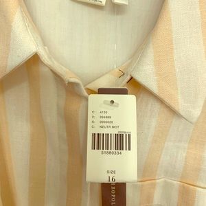 Sleeveless Anthropologie midi dress NWT